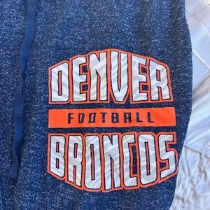 Denver Broncos Sweatpants Womens XL NFL Team Apparel Joggers